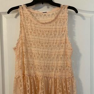Free People Lace Top size med-large
